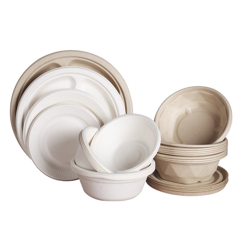 bagasse plates and bowls