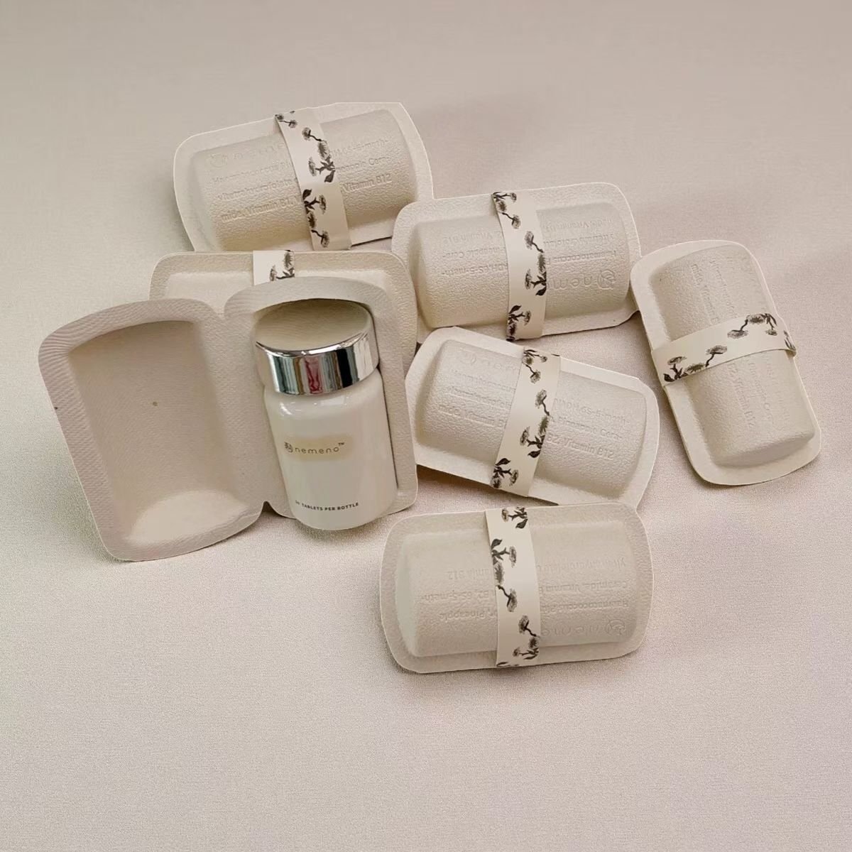 glass bottle cushion insert