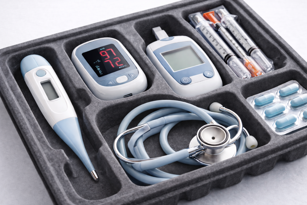 medical & healthcare devices protection tray inserts